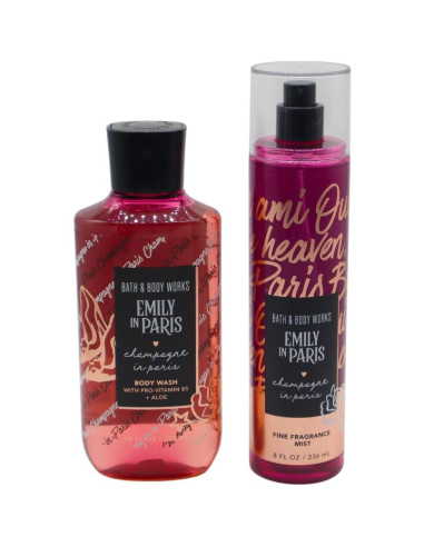 Conjunto de Regalo 2 Piezas Bath & Body Works Champagne París