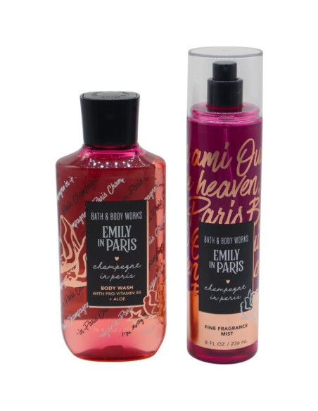Conjunto de Regalo 2 Piezas Bath & Body Works Champagne París