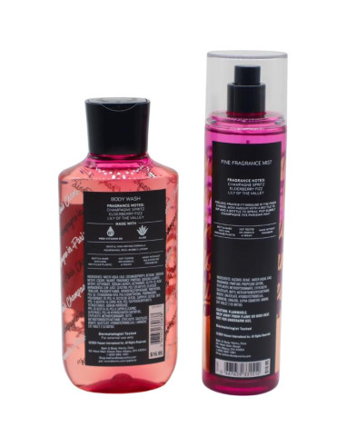 Conjunto de Regalo 2 Piezas Bath & Body Works Champagne París