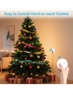 Adaptador de Enchufe Inalámbrico LoraTap con Control Remoto 10A 2