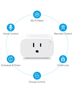 Enchufe Inteligente UTEC 15A Wi-Fi 2.4GHz Control Remoto 2