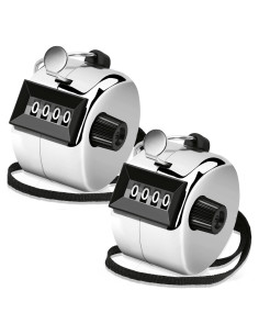 Contador Clicker de Mano Decymis 002 - 2 Paquetes de Metal