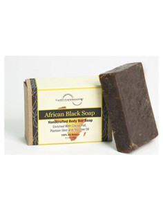 Jabón Negro Africano Earth's Enrichments 127g con Aceite de Árbol de Té