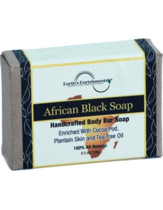 Jabón Negro Africano Earth's Enrichments 127g con Aceite de Árbol de Té 2