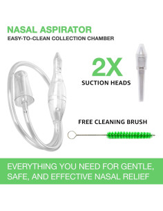 Aspirador Nasal BABY-VAC para Bebés - Succión Eficiente y Segura 2
