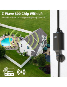Enchufe Inteligente Exterior Minoston MP22Z Z-Wave IP65 15A 2