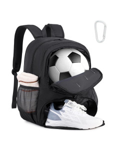Mochila de Fútbol MUSEVOS Ms-1226-BK 32L Negra con Compartimentos