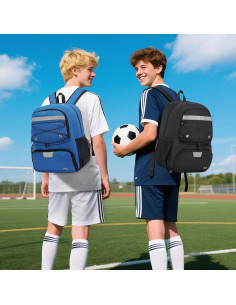 Mochila de Fútbol MUSEVOS Ms-1226-BK 32L Negra con Compartimentos 2
