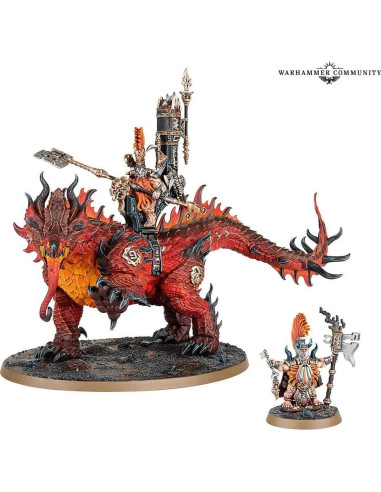 Juego de Miniaturas Warhammer AoS Fyreslayers Runefather