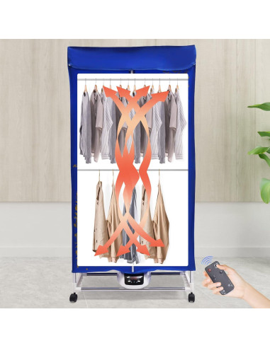 Secador de Ropa Eléctrico Plegable Dfmyhked 1500W 30kg