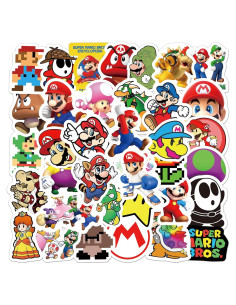 50 Pegatinas de Vinilo Impermeable YONGAI Caricatura