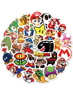 50 Pegatinas de Vinilo Impermeable YONGAI Caricatura 2