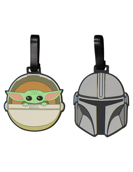 Etiquetas de Equipaje Star Wars FUL Mandaloriano 2 Piezas