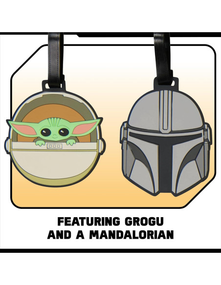 Etiquetas de Equipaje Star Wars FUL Mandaloriano 2 Piezas