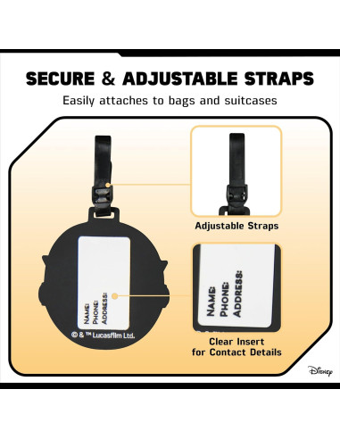 Etiquetas de Equipaje Star Wars FUL Mandaloriano 2 Piezas
