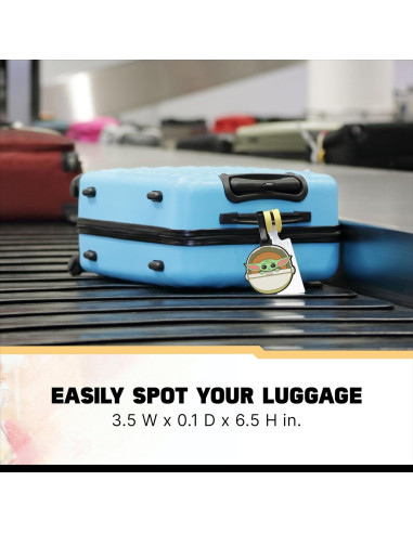 Etiquetas de Equipaje Star Wars FUL Mandaloriano 2 Piezas