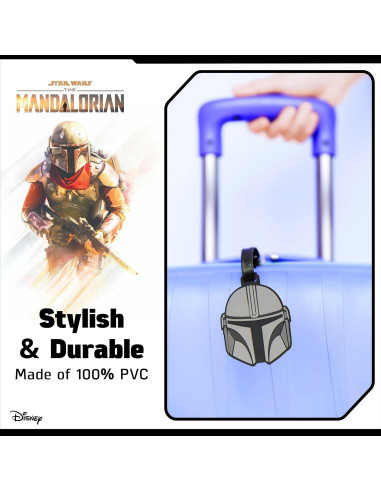 Etiquetas de Equipaje Star Wars FUL Mandaloriano 2 Piezas