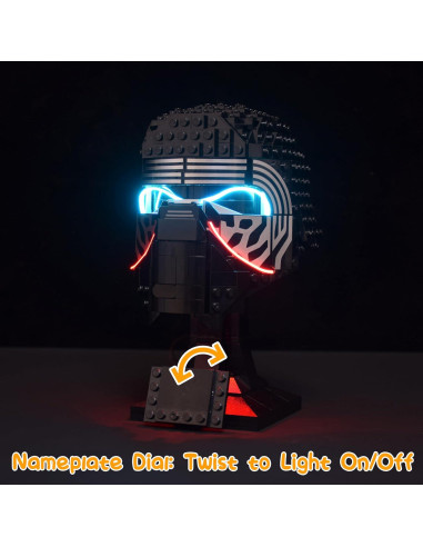 Kit de Iluminación LED LightGo para Casco Kylo Ren Star Wars