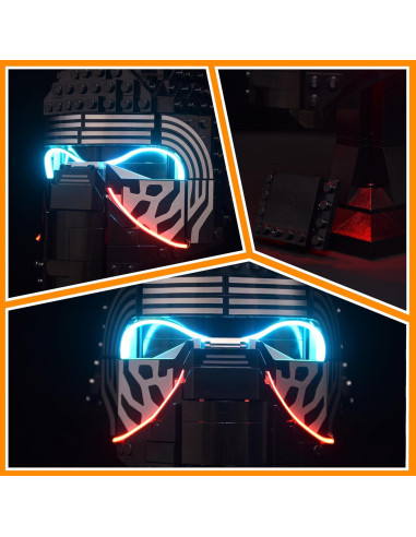 Kit de Iluminación LED LightGo para Casco Kylo Ren Star Wars