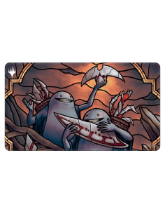 Tapete de Juego Cosido Ultra Pro 38008 Blanco para Magic