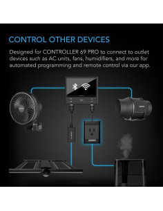 Adaptador de Enchufe AC Infinity UIS Control Plug 1800W 2