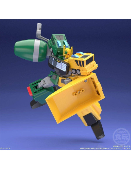 GaoGaiGar Super Mini PLA GekiRyuJin Bandai 0.63 kg