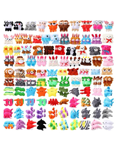 200 Mini Animales de Peluche Leyndo - 18 cm, Lindo, Premios