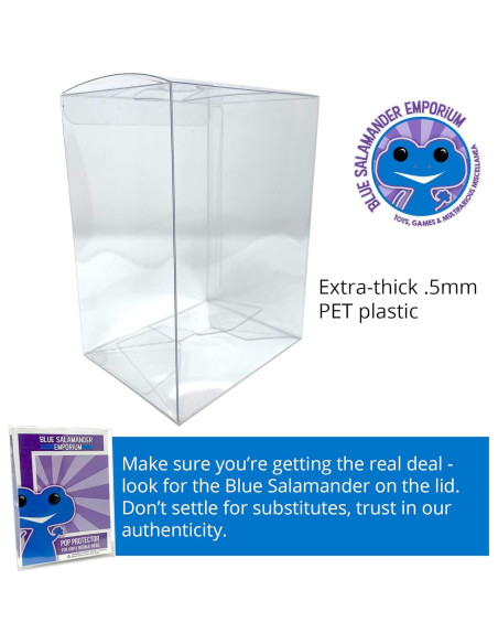 Funda Protectora para Figura Pop 20.6x16.5cm Emporio Salamandra Azul