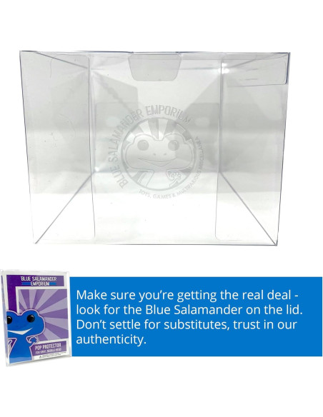 Funda Protectora para Figura Pop 20.6x16.5cm Emporio Salamandra Azul