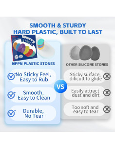 Piedras Sensoriales NPPN - Paquete de 12 Juguetes Calmantes 2