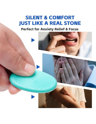 Piedras Sensoriales NPPN - Paquete de 12 Juguetes Calmantes