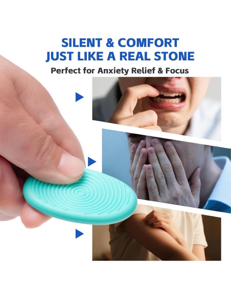 Piedras Sensoriales NPPN - Paquete de 12 Juguetes Calmantes