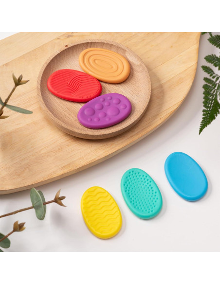 Piedras Sensoriales NPPN - Paquete de 12 Juguetes Calmantes