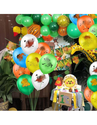30 Globos del Rey León 12" (30.48 cm) para Fiesta Infantil