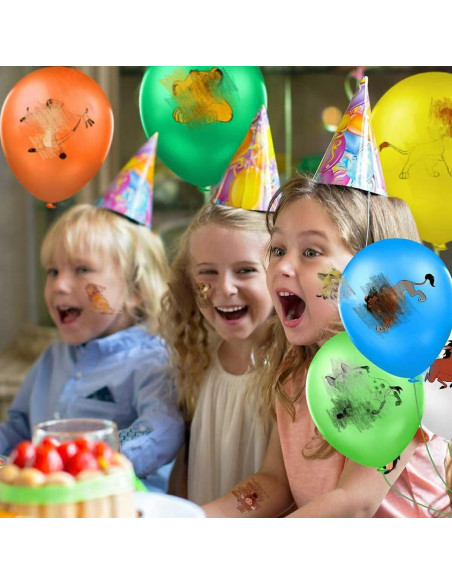 30 Globos del Rey León 12" (30.48 cm) para Fiesta Infantil