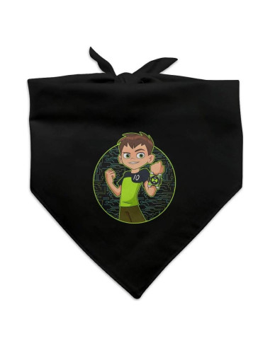 Bandana para Perro Ben 10 Graphics & More 53x53 cm Negra