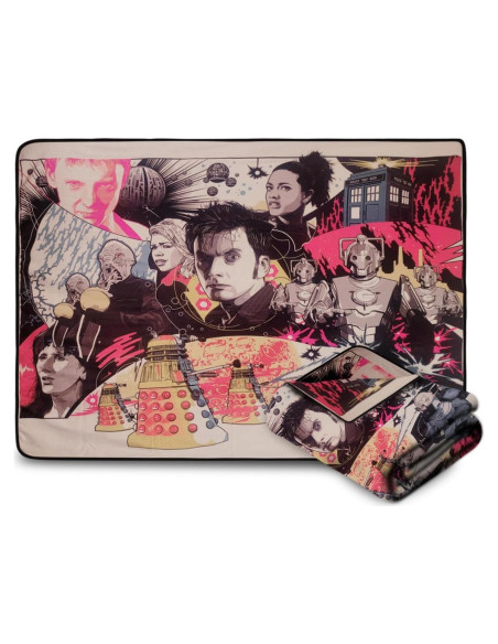 Manta de Forro Polar Bazillion Dreams Doctor Who 152x127 cm