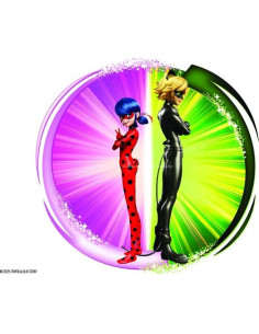 Topper de Pastel Miraculous Ladybug y Cat Noir - 27.94 cm 2