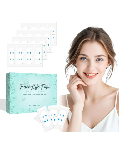 Cinta Facial Invisible Genérica 200 Piezas para Lifting