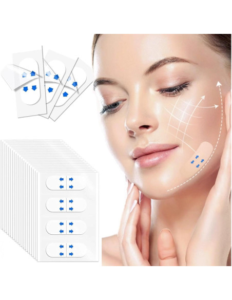 Cinta Facial Invisible Genérica 200 Piezas para Lifting