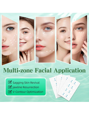 Cinta Facial Invisible Genérica 200 Piezas para Lifting