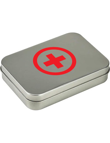 Kit de Primeros Auxilios Genérico 10 PCS Caja de Metal Impermeable