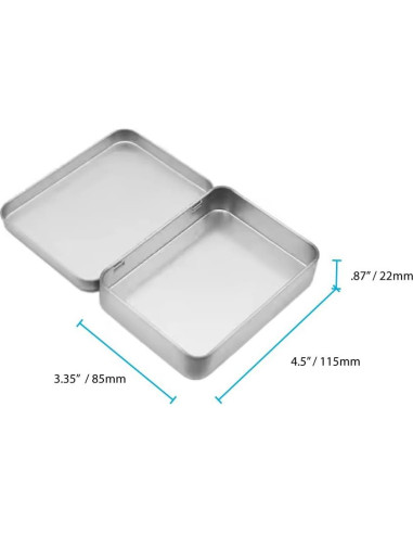 Kit de Primeros Auxilios Genérico 10 PCS Caja de Metal Impermeable