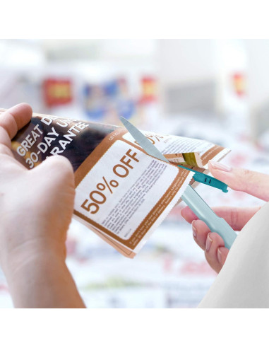 Tijeras Twiggy Compactas TSA PLUS Turquesa Antiadherentes