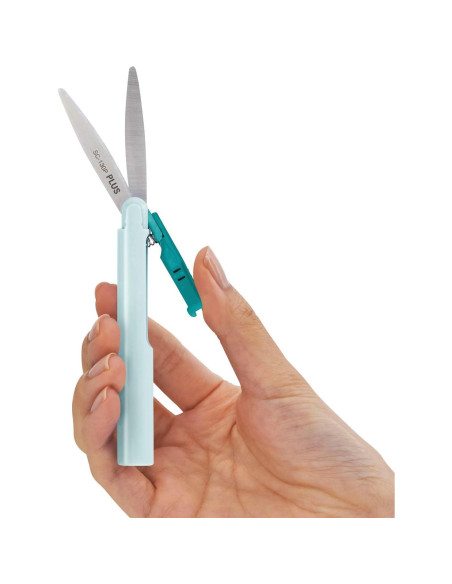 Tijeras Twiggy Compactas TSA PLUS Turquesa Antiadherentes