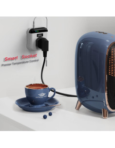 Termostato Enchufe WiFi Inteligente N/P Programable 110V 2