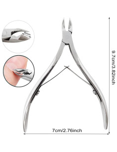 Cortadores de Cutículas Honbay 4 Piezas Acero Inoxidable 2