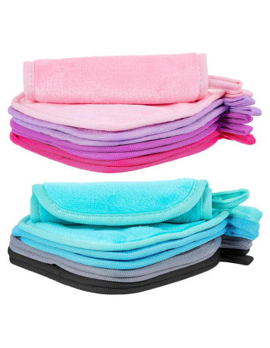 16 Paños Desmaquillantes Reutilizables Guduling 16x17 cm