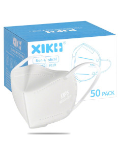 Mascarillas KN95 XIKII Paquete de 50 5 Capas Alta Filtración