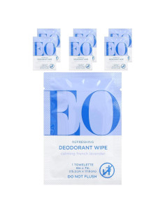 Toallitas Desodorantes Orgánicas EO Lavanda 6 Unidades